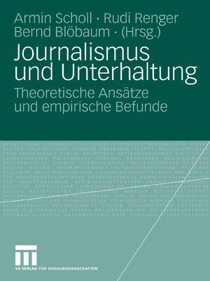 cover image of Journalismus und Unterhaltung